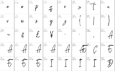 Adusian Signature font