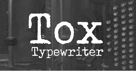 Tox Typewriter font