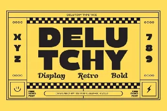 Delutchy font