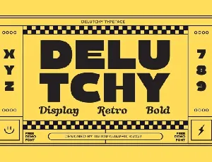 Delutchy font