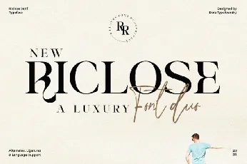 Riclose Duo font