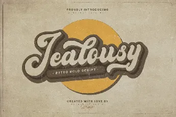 Jealousy font