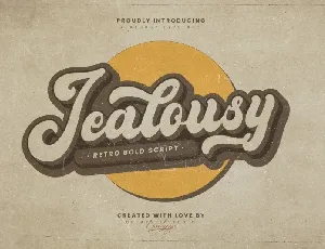 Jealousy font