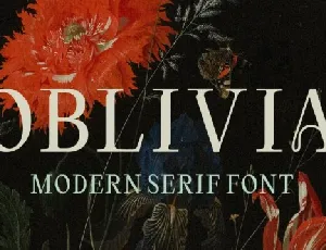 Oblivia font