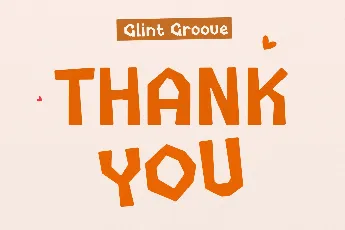 Glint Groove font