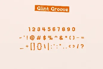 Glint Groove font