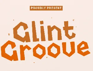 Glint Groove font