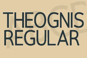 Theognis font