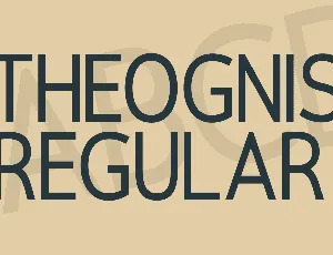 Theognis font