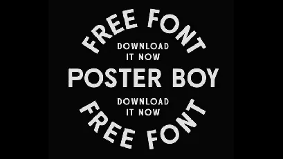 Poster Boy Sans Serif font