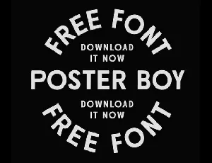 Poster Boy Sans Serif font