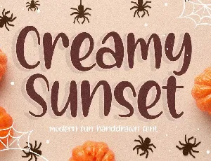 Creamy Sunset font