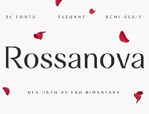 Rossanova Personal Use font