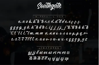 Southgate font