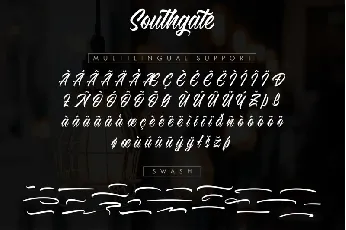 Southgate font