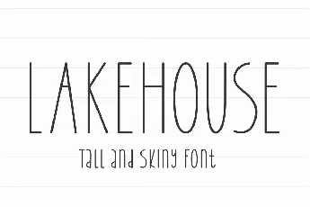 Lakehouse font