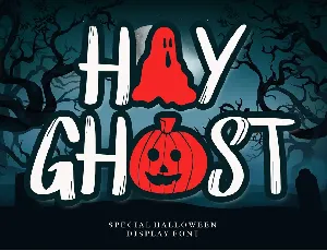 Hay Ghost - Personal Use font