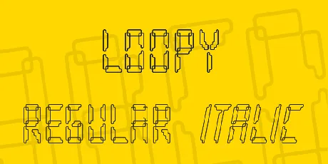 Loopy font