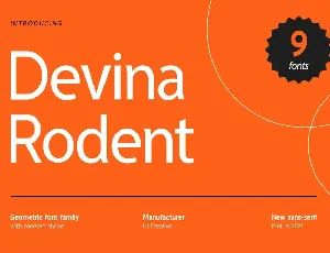 Devina Rodent font