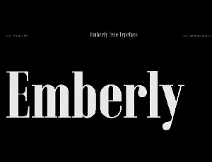 Emberly Serif Family font