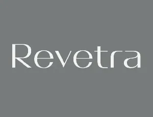 Revetra font