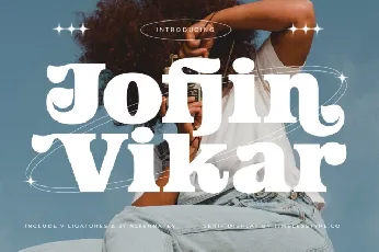 Jofjin Vikar Serif font