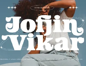 Jofjin Vikar Serif font