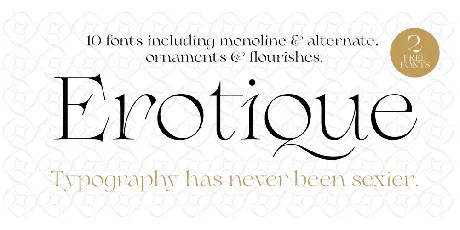 Erotique Free font