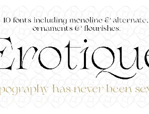 Erotique Free font