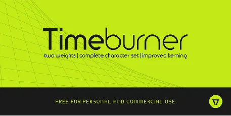 TimeBurner font