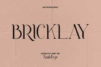 Bricklay font