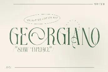 GEORGIANO font