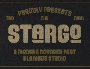 Stargo font