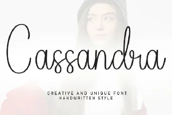 Cassandra Script font