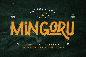 Mingoru Demo font