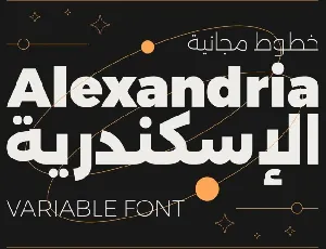 Alexandria Family font