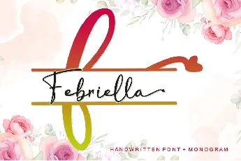 Febriella - Personal Use font