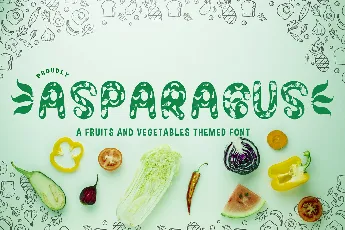 ASPARAGUS font