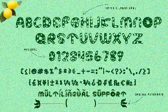 ASPARAGUS font