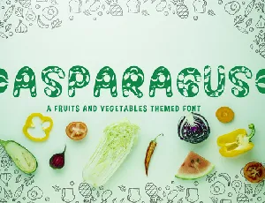 ASPARAGUS font