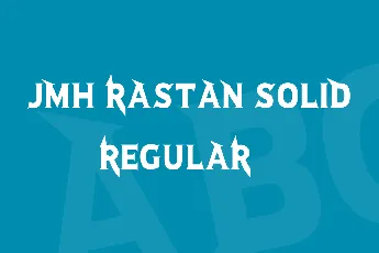 JMH Rastan Solid font