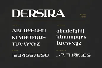 DERSIRA font