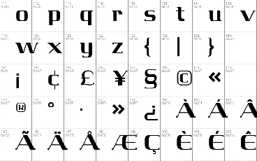 DERSIRA font