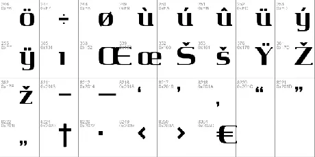 DERSIRA font