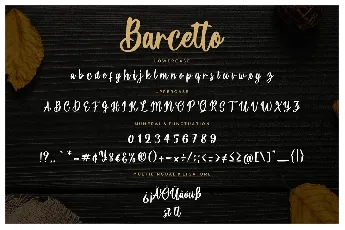 Barcetto font