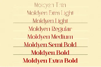 Moldyen font