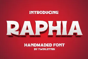 Raphia font