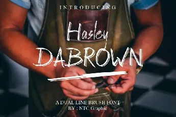 Hasley Dabrown font