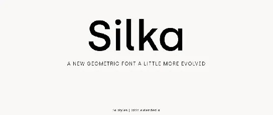 Silka Family font