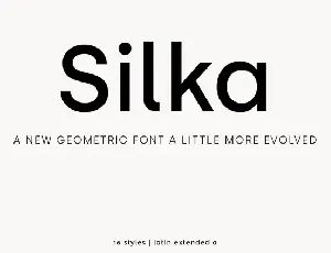 Silka Family font